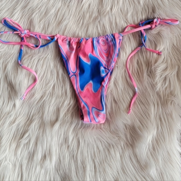 Swirl Pink and Blue Bikini - Picture 6 of 6
